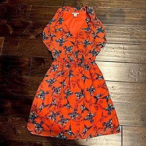 Orange bird dress
